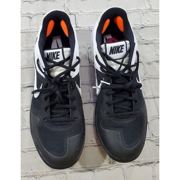 Nike Alpha Huarache Elite 2 Baseball Cleats AJ6873-004 Black White MENS SIZE 14 main image 4